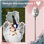 ZINELLO DESIGN Cuillère Veux-tu être mon Témoin – Idée Cadeau Originale pour Demande de Témoin de Mariage, Annonce EVG Insolite 