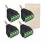 4X Bornier mini jack 3