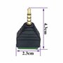 5 mm Male TRRS stereo domino micro start stop 4 pins sans soudure