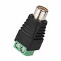 8X Bornier RCA femelle domino coaxial 2 voies sécurité vidéo cctv sans soudure