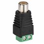 8X Bornier RCA femelle domino coaxial 2 voies sécurité vidéo cctv sans soudure