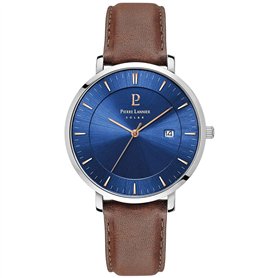 Pierre Lannier Homme Analogique Quartz Montre avec Bracelet en Cuir 208H164