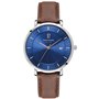 Pierre Lannier Homme Analogique Quartz Montre avec Bracelet en Cuir 208H164