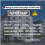 Ouverture de porte - Badge de Proximité Intratone gris 08-0102 – Sécurisé RFID | Étanche IP68 | Accès Contrôlé pour Copropriétés