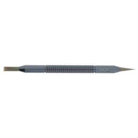 KD89 Horotec MSA26.009 - Outil de Nettoyage à Main avec Corps en Aluminium éloxé Gris Ø 8 mm avec 2 Chevilles en Peek.