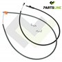 2 Câbles de Contrôle d'Alimentation en Air Chauffage Ventilation compatible avec PRIMASTAR VIVARO A TRAFIC II - 2754200QAE 77014