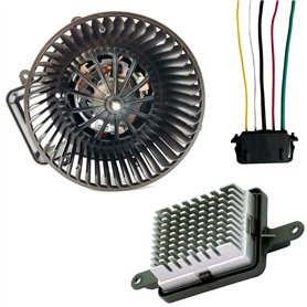 Pulseur d'Air AVEC Résistance de Chauffage Ventilation Climatisation ET Connectique compatible avec DS5 3008 5008-6441CQ P770800