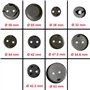 Partsline Coffret de Repousse Piston Étrier de Frein (12 Pièces) - Multimarques