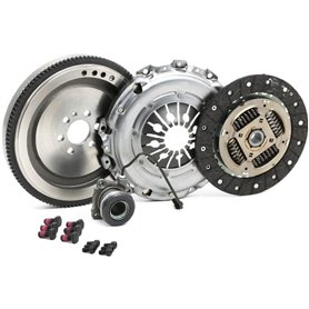 Partsline Kit embrayage 4 pièces avec volant moteur rigide – Compatible 1.9 CDTI/JTD/TiD Astra H Zafira B Vectra C – 93178364/55