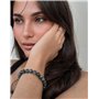Felicidade Bracelet Labradorite Foncée – Pierre Naturelle – Protection & Transformation – Lithothérapie – Bijou Unisexe Élégant 