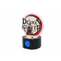 TEKNOFUN - - Licence Officiel Demon Slayer - Réveil Lumineux TANJIRO 20 cm - 2 Modes d'éclairage - Fonctionne avec 3 x AAA/Câble