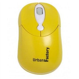 Urban Factory CM09UF Crazy Souris Optique 800 dpi USB Jaune