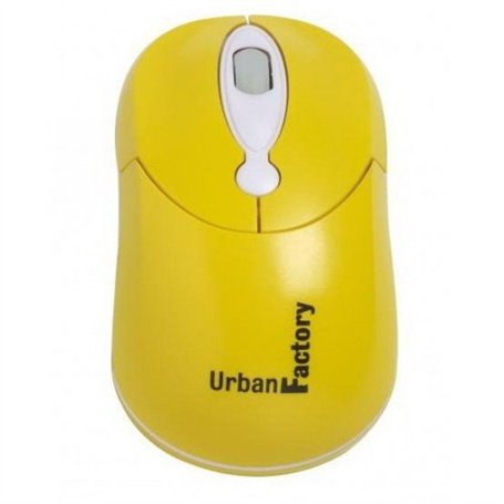 Urban Factory CM09UF Crazy Souris Optique 800 dpi USB Jaune