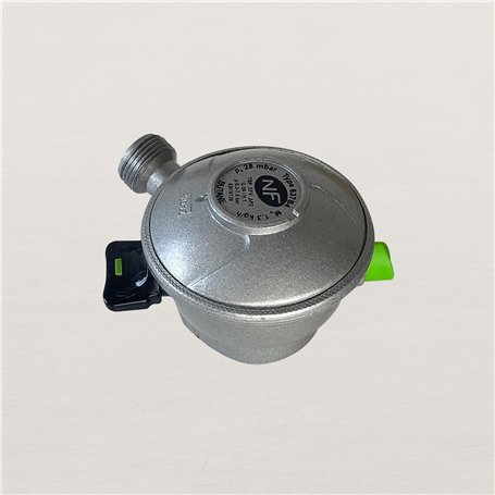 Verycook Détendeur pour Bouteille de gaz Butane pour Bouteille de gaz Butane Sortie Mâle de Type M20x150 Détendeur Quick on ou À