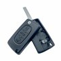 JONGO® – Boîtier de Clé avec Lame Compatible avec Citroën Berlingo II (B9) | CE0536 | 3 Boutons | Remplacement Coque sans Électr