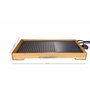 LITTLE BALANCE 8280 Happy Plancha Bambou - Plancha électrique 2 en 1 : Plancha et Grill - 1 seule plaque de cuisson - Tout type 