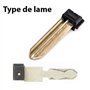 Boitier Clé Plip Compatible avec Peugeot 406 Partner clipsée Coque Télécommande @Pro-Plip
