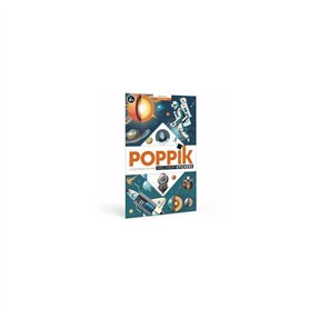 Poppik DIS020 - Astronomie - Découverte - 7 Ans et Plus - Kit Poster éducatif pour Enfants - 100 x 70 cm