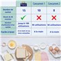 RANJI® 15x Sac à grille pain réutilisables - Sachets à cuisson alimentaire pour croque monsieur, sandwich, muffins anglais - Gri