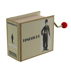 Lutèce Créations Boîte à musique/boîte musicale à manivelle en carton en forme de livre avec mécanisme musical de 18 notes (Réf: