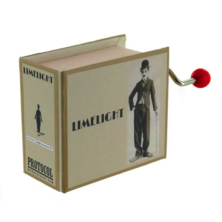 Lutèce Créations Boîte à musique/boîte musicale à manivelle en carton en forme de livre avec mécanisme musical de 18 notes (Réf: