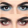 FreshTone Lentilles De Contact De Couleur Amber 2 Ton Kit De Rangement Boitier Pince et applicateur Offert 12 Mois sans correcti