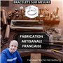 ARMONY PARIS Bracelet Pierre Naturelle | Equilibre et Sérénité | Bien-Etre | Chakras | pour Femme et Homme | Qualité Supérieure 