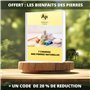 ARMONY PARIS Bracelet Pierre Naturelle | Equilibre et Sérénité | Bien-Etre | Chakras | pour Femme et Homme | Qualité Supérieure 