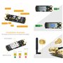 KALEA-INFORMATIQUE Adaptateur Extender M2 Bkey + SIM vers M.2 B Key pour Carte Module 3G 4G 5G, avec 2 antennes