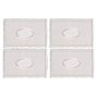 CANOCEA Lot de 4 Etuis Porte Carte Rigide Transparent
