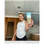 Nutripure | Shaker Proteine Inox | Transparent | Bouteille Shaker Sport avec Boule Inox | Mélange Homogène et Facile à Nettoyer 