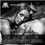 x3 Tatouage Éphémère bracelets maori - 1 lot de 3 Feuilles de tatouages temporaires Polynésien | Bras, biceps, mollet, cuisse, j