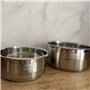 SHOP-STORY - AM2493 : Batterie de Cuisine 8 Pièces Arthur Martin Poêles et Casseroles en Inox avec Accessoires, Tous Feux Dont I
