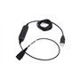Cleyver Cordon USB 230 Connectez Facilement Vos Casques QD à vos PC/Mac