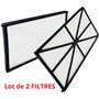 Galica -Filtres pour Robots de Piscine Hayward - Tiger Shark-Tiger Shark QC- Evac- Evac Pro-Aquavac-Filtration 3 microns-Lot DE 