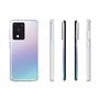 COQTEL® Coque pour Samsung Galaxy S20 Ultra 5G étui Transparent Double Protection intégrale Silicone et TPU Antichoc Housse prot