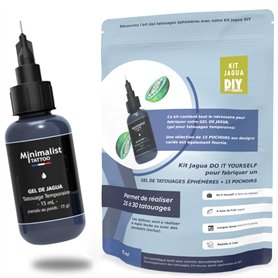 Kit DIY Tatouage Ephemere Jagua : Créez votre Gel Cosmétique + Pochoirs Tatouage – Activite manuelle adulte ou ado à partir de 1
