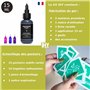 Kit DIY Tatouage Ephemere Jagua : Créez votre Gel Cosmétique + Pochoirs Tatouage – Activite manuelle adulte ou ado à partir de 1