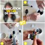Kit DIY Tatouage Ephemere Jagua : Créez votre Gel Cosmétique + Pochoirs Tatouage – Activite manuelle adulte ou ado à partir de 1