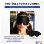 Kit Sérénité ǀ Kit Voyage Accessoires avec Masque de Nuit Occultant pour adulte & Bouchons d’Oreille Anti Bruit – Idéal Avion, R