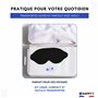 Kit Sérénité ǀ Kit Voyage Accessoires avec Masque de Nuit Occultant pour adulte & Bouchons d’Oreille Anti Bruit – Idéal Avion, R