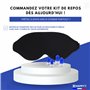 Kit Sérénité ǀ Kit Voyage Accessoires avec Masque de Nuit Occultant pour adulte & Bouchons d’Oreille Anti Bruit – Idéal Avion, R