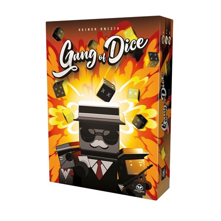 Gang of Dice - Jeu de société - Jeu de dés - Jeu d'ambiance - Version Française - 8 Ans et Plus - Prises de Risques et Paris - B