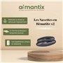 AIMANTIX - Navettes Hématite Magnétique Par 2 - Allient La Lithothérapie Et La Magnétothérapie - Apportent Courage Et Confiance 