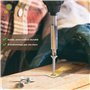 ✮MARQUE FRANCAISE✮-CZ Store®-Cintre photo|Lot de 100+200 vis inclus|✮✮GARANTIE A VIE✮✮-Photo crochet en metal dorée solide et du