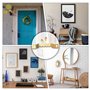 ✮MARQUE FRANCAISE✮-CZ Store®-Cintre photo|Lot de 100+200 vis inclus|✮✮GARANTIE A VIE✮✮-Photo crochet en metal dorée solide et du