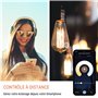 Ampoules connectées Vintage Konyks Antalya Style - Lot de 2 LED Wi-FI + Bluetooth E27, 806 Lumens, 7 Watts, Blanc réglable de 27