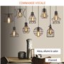 Ampoules connectées Vintage Konyks Antalya Style - Lot de 2 LED Wi-FI + Bluetooth E27, 806 Lumens, 7 Watts, Blanc réglable de 27