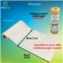 Essuie-tout lavable en bambou | 25 feuilles 28x30cm réutilisables | Lavable en machine, super absorbant, super résistant | Embal