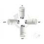 Matosio TRV603-WZ Tête de vanne Thermostatique ZigBee pour radiateur, Thermostatique connecté Intelligente, Commande par APP ou 